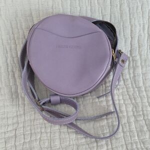 Portland Leather Lavender Crossbody Bag